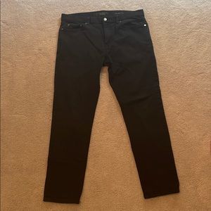 Banana republic black traveler pants